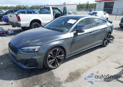 2023 Audi S5 Sportback Premium Plus Tfsi Quattro Tiptronic из США, поврежденный, VIN WAUC4CF56PA066589